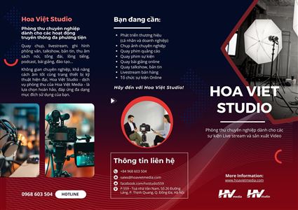 Hoa Việt Studio - Sự lựa chọn hàng đầu cho dịch vụ quay phim, livestream chuyên nghiệp